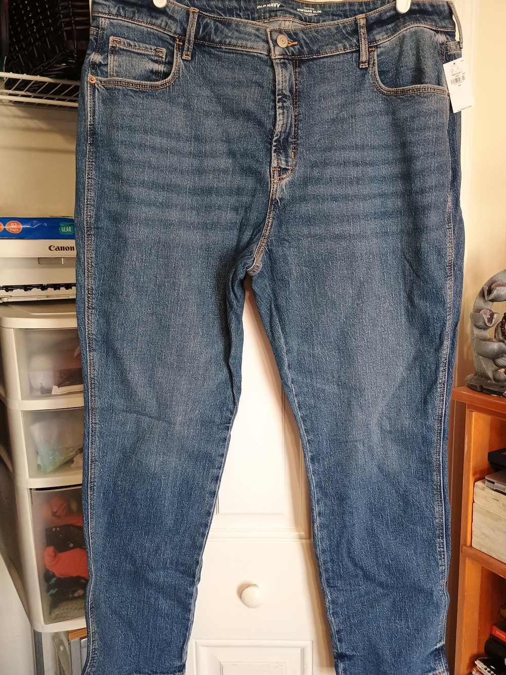 Old Navy Women's Relaxed Fit Blue Denim Jeans